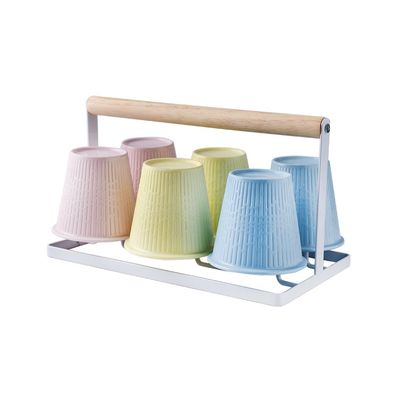 Nordic Style 170ml Ceramic Espresso Cups Colorful Stoneware Tea Travel Cup Holder