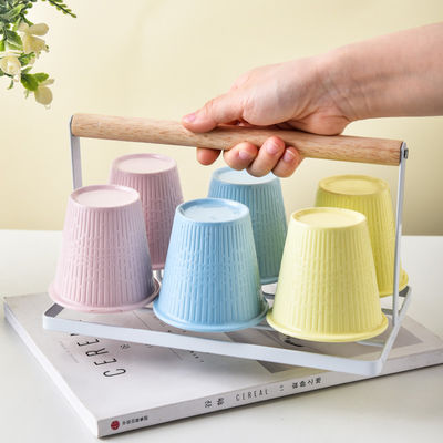 Nordic Style 170ml Ceramic Espresso Cups Colorful Stoneware Tea Travel Cup Holder