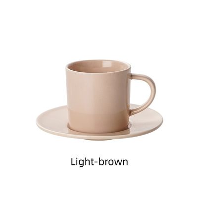 Color Glaze Porcelain Water Milk Tea Mug 250ml For Business Gifts And Custom Design