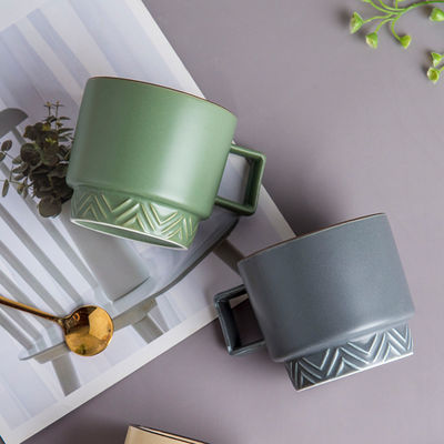 Custom Ceramic Coffee Cup And Saucer Set Mug Set Porcelain Water Tea Milk Mug Gift Box