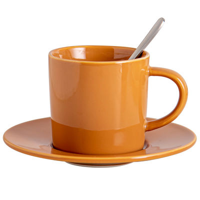 Ceramic Nordic Style Mug For Business Gifts 7.8oz 230ml Mug And Saucer Porcelain Cups