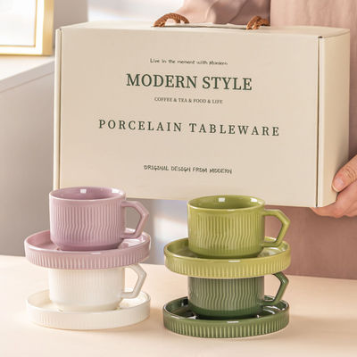 Nordic 200cc Ceramic Glazed Expresso Mug For Business Gifts Cappuccino And Latte Cup