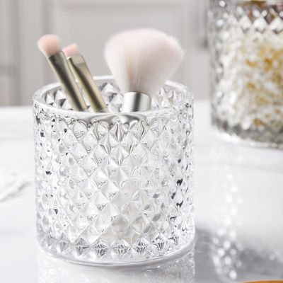 Modern Design Sustainable Kitchen Canister Set With Lid Crystal Storage Jars Set
