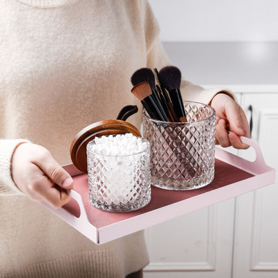 Modern Design Sustainable Kitchen Canister Set With Lid Crystal Storage Jars Set