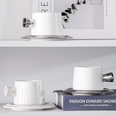 Porcelain Coffee Mug for Light Luxury Breakfast in Business Gifts Design Style