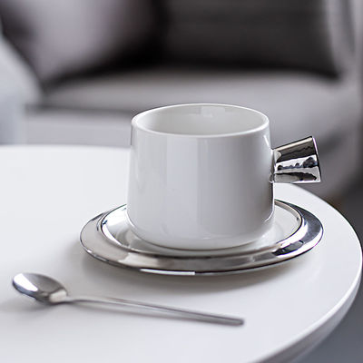 Porcelain Coffee Mug for Light Luxury Breakfast in Business Gifts Design Style