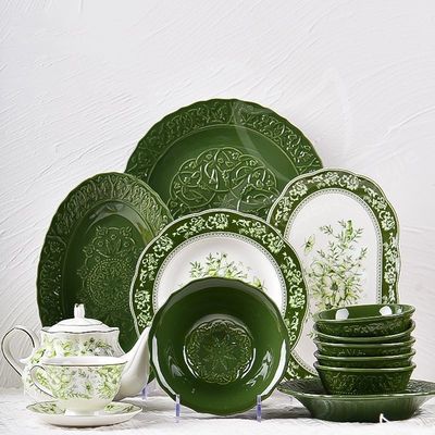 800ml Volume Europe Design Style Porcelain Coffee Tea Set for Afternoon Tea Gathering