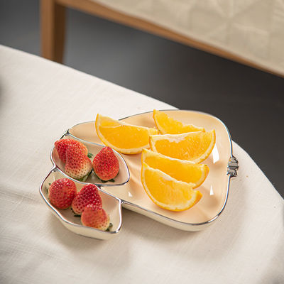 Irregular Rabbit Shape Ceramic Plate Dinnerware Type Dishes Plates for Creative Meals
