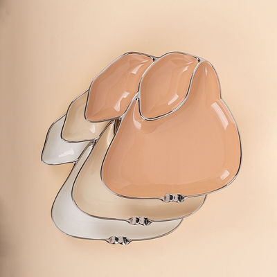 Irregular Rabbit Shape Ceramic Plate Dinnerware Type Dishes Plates for Creative Meals