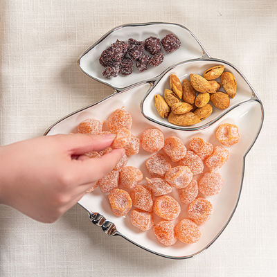 Sustainable and Business Gifts Cute Rabbit Porcelain Snack Dish for Children's Desserts