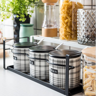 Multifunctional Tea Coffee And Sugar Pots In Ceramic Kitchen Canisters For Food Storage