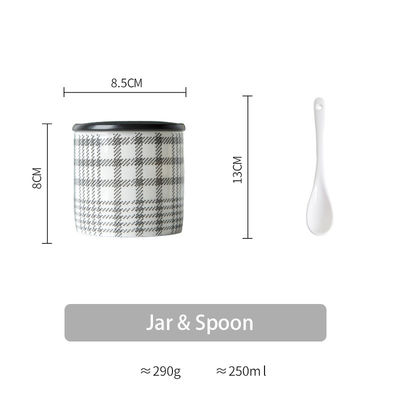 Multifunctional Tea Coffee And Sugar Pots In Ceramic Kitchen Canisters For Food Storage