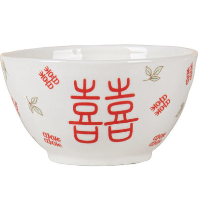 Design Chinese Style Sustainable Gift Set Kitchen Rice Bowl 4.5 Inch/6 Inch for Wedding