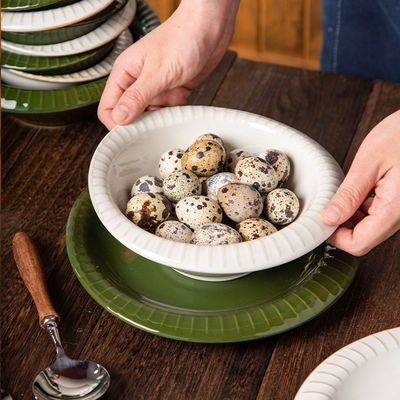 Custom Porcelain Ceramic Dinnerware Set for Home Tableware in Europe Design Style