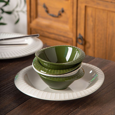 Custom Porcelain Ceramic Dinnerware Set for Home Tableware in Europe Design Style