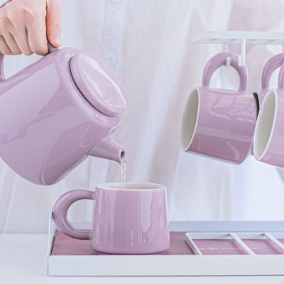 Nordic Tea Pot Set Sustainable Porcelain Japanese Tea Pots and Stoneware Cups