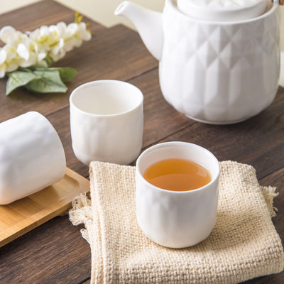 Nordic Tea Pot Set Sustainable Porcelain Japanese Tea Pots and Stoneware Cups