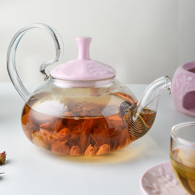 Ceramic Drinkware Type Tea And Coffee Pot Set For One Glass Tea Pot And Cup In Porcelain