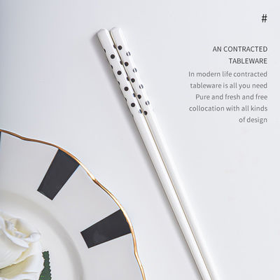 Stylish Hepburn Style Ceramic Chopsticks Gift Set For Chinese Porcelain Sushi Lovers