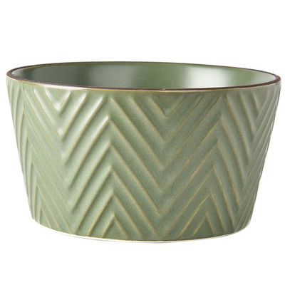 Japanese Style Ceramic Bowl Set Retro Glaze Stoneware Dinnerware For Kitchen Tabletop