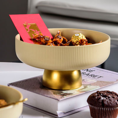 Modern Design Luxury Dessert Stand For Dry Fruits And Porcelain Dessert Plate