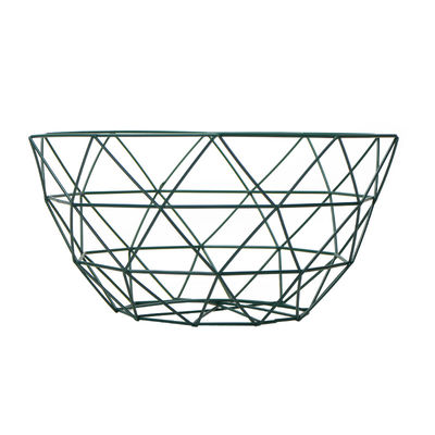 Electro Plating Wire Basket Metal Fruit Container Iron Vegetable Bowl Nordic Style