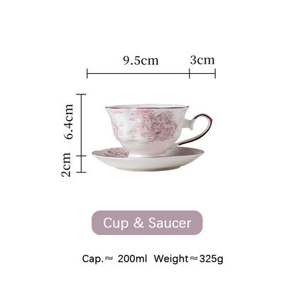 Drinkware Type Cups Saucers Design Style Dinnerware Flower Ceramic Cup Set Of Cups Coffee & Tea Sets Porcelain Teapot Mug Set Gift Box Europe Luxury Tea Sets For Elegant Tea Time