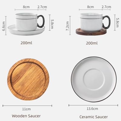 Minimalism Porcelain Cups Saucers Sustainable Drinkware For Afternoon Tea And Beyond