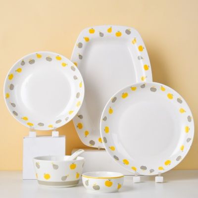 72 Pcs Ceramic Vaisselle Custom Dinner Set Sustainable And Elegant For Formal Dinners