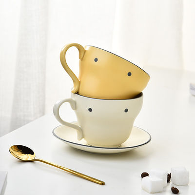 Stocked Ceramic Cups Saucers Ceramic Stoneware Coffee Mug And Saucer Set For Tea