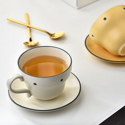 Stocked Ceramic Cups Saucers Ceramic Stoneware Coffee Mug And Saucer Set For Tea