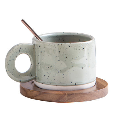 Porcelain Coffee Cup Reusable Eco-Friendly Stoneware Cup Of Coffee For Business Gifts