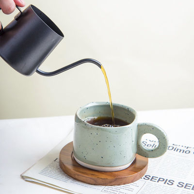 Porcelain Coffee Cup Reusable Eco-Friendly Stoneware Cup Of Coffee For Business Gifts