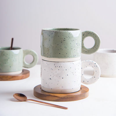 Porcelain Coffee Cup Reusable Eco-Friendly Stoneware Cup Of Coffee For Business Gifts