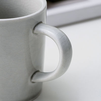 Custom Logo Printed Ceramic Coffee Mug Eco Friendly 2024 Mugs With Retro Crack Pattern