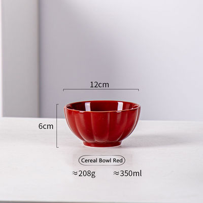 Irregular Nordic Ceramic Pumpkin Plate Set For 12 People Porcelain Table Plates Party