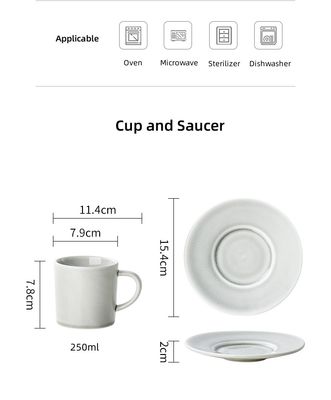 Custom Logo Printed Ceramic Coffee Mug Eco Friendly 2024 Mugs With Retro Crack Pattern