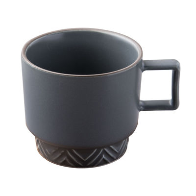 Color Glaze Vintage Coffee Mug Set 6 Ceramic Mug Cup Coffee Retro Stoneware Stack Cup