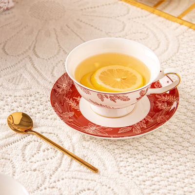 Christmas 2024 Supplies Cup Saucer Christmas Ceramic Tableware 200ml 6.76 Oz For Women