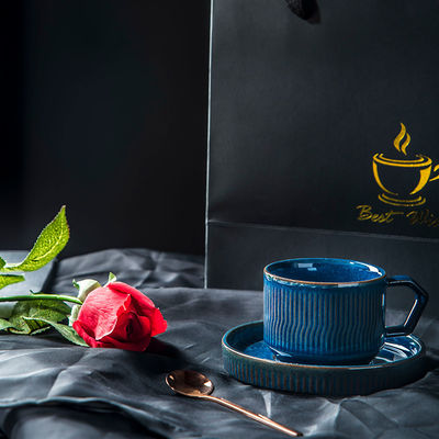 Christmas Gift Ceramic Coffee Tea Cup And Saucer For dimsum party