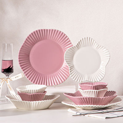 12 Person Party Tableware Table Decorations 16 Pcs Ceramic Dinner Set Nordic Porcelain