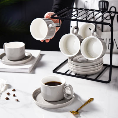 12pcs Ceramic Tea Set Of 6 Cups And Saucer For Luxury Design Style Christmas 2024 Gift