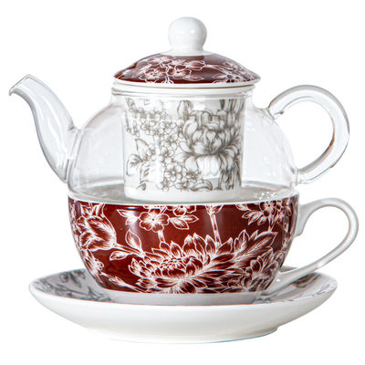 Business Gifts Elegant Vintage Ceramic Tea Cup Set With Porcelain Teapot And Cup