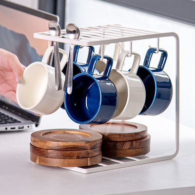 Set Of 12 Pieces Nordic Ceramic Tazas De Cafe Tea Cups And Saucers For Business Gifts