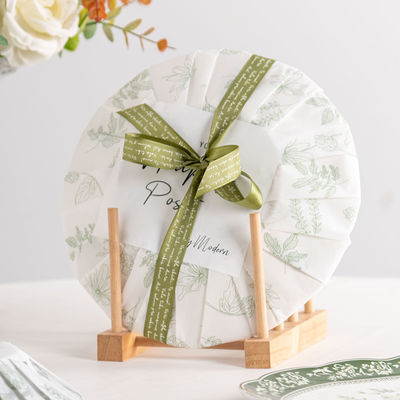 European And British Influence Green Porcelain Dinnerware Set For Sustainable Dining