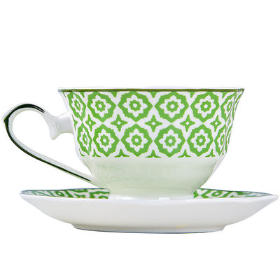 Bohemian Teapot Moroccan Style Green Coffee Cup And Saucer Set Ideal For Business Gifts