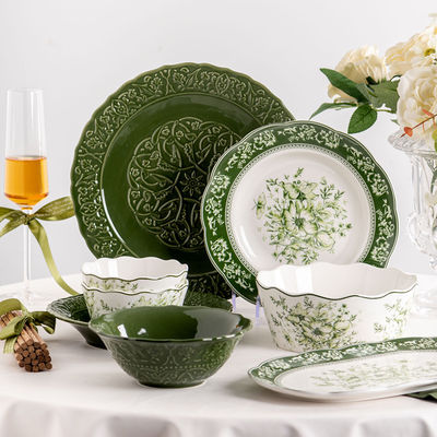 Present Porcelain Dinner Plate Gift Box Dinnerware Sets For Sustainable Christmas Plates
