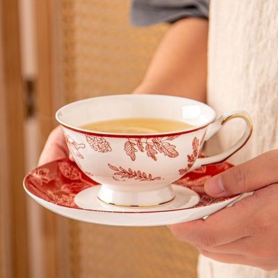 Christmas Ornament Cup Porcelain Mug Set Gift Box Ceramic Coffee Cups Tea Cup Breakfast Milk Water Cups For Gift