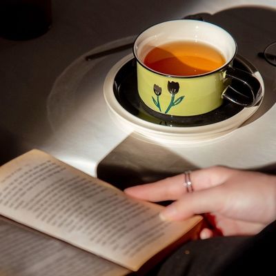 Stocked Ceramic Coffee Cup 250ml Porcelain Flower Cup Set 8.45oz Italian Cappuccino Cups