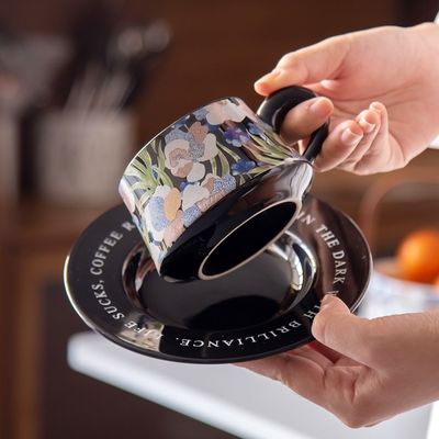 250ml Porcelain Cup Latte Mugs Ceramic Tasse Taza Cafe Coffee Occasion Business Gifts